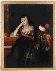 Portret Johanny Charlotte z Anhalt-Dessau (1682-1750)